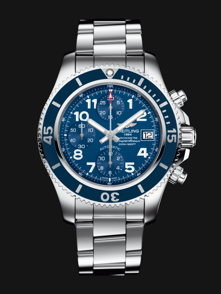 Arabic Hour Markers Breitling Superocean Chronograph Fake Watches